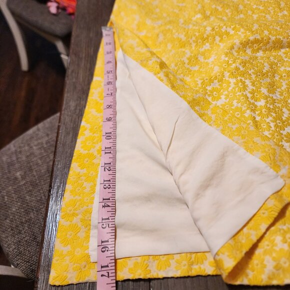 Tuckernuck Yellow Daisy Jacquard Aurelia Dress NWT XL - Picture 5 of 15